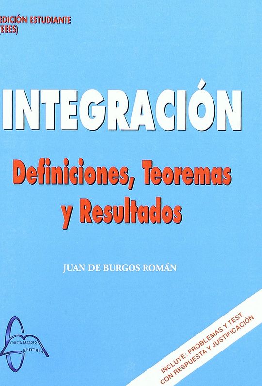 INTEGRACION DEFINICIONES TEOREMAS Y RESULTADOS
