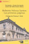 ROBERTO NVOA SANTOS. LAS PRIMERAS PGINAS