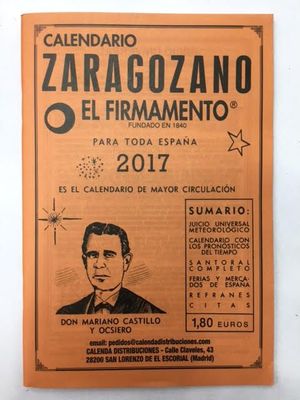 CALENDARIO ZARAGOZANO 2017