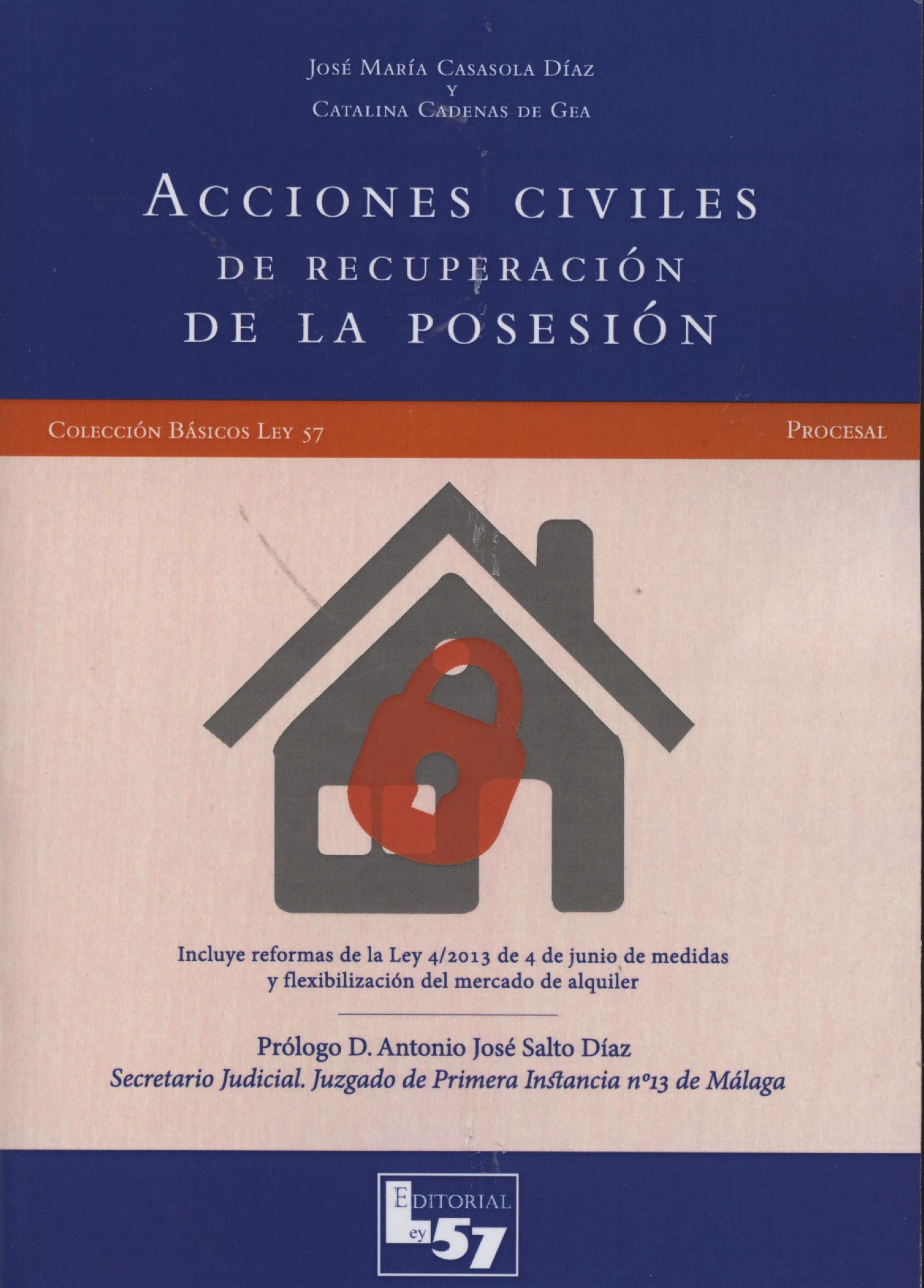 ACCIONES CIVILES DE RECUPERACI�N DE LA POSESI�N