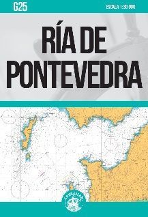 CARTA NAUTICA G25. RÍA DE PONTEVEDRA