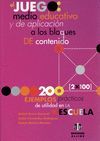 JUEGO:MEDIO EDUCATIVO Y DE APLICACION DE LOS BLOQUES DE CONTENIDO,EL