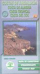 MAPA COSTAS DE ANDALUC�A 1/390.000