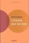 GRACIAS POR NO LEER