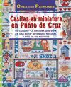 CASITAS EN MINIATURA EN PUNTO DE CRUZ.CREA CON PATRONES