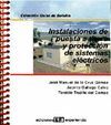 INSTALACIONES DE PUESTA A TIERRA Y PROTECCI�N DE SISTEMAS EL�CTRICOS