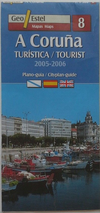 MAPA A CORUA TURISTICA 2005-2006 1:9,500