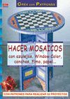 SERIE MOSAICO N 2. HACER MOSAICOS CON AZULEJOS, WINDOW COLOR, CONCHAS, FIMO, PA