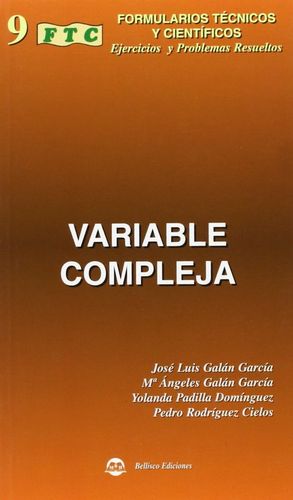 FORMULARIO TCNICO Y CIENTFICO DE VARIABLE COMPLEJA