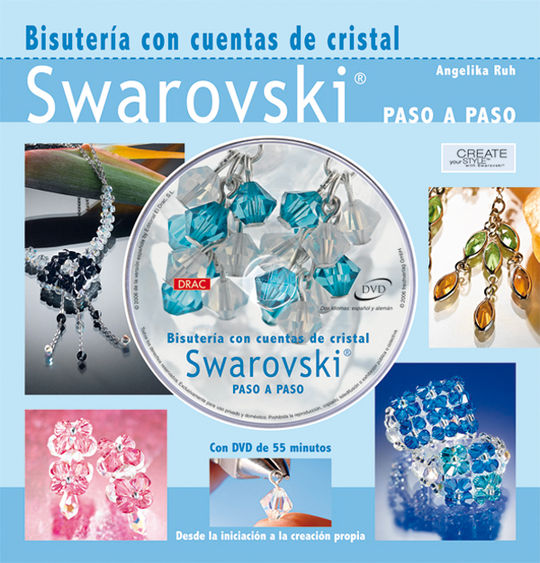 BISUTERA CON CUENTAS DE CRISTAL SWAROVSKI. LIBRO+DVD