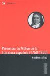 PRESENCIA DE MILTON EN LA LITERATURA ESPA�OLA (1750-1850)