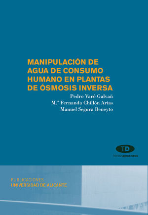 MANIPULACI�N DE AGUA DE CONSUMO HUMANO EN PLANTAS DE �SMOSIS INVERSA