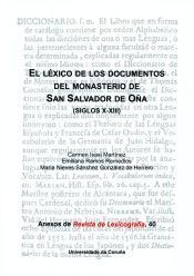 EL LXICO DE LOS DOCUMENTOS DEL MONASTERIO DE SAN SALVADOR DE OA (SIGLOS X-XIII