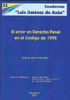 EL ERROR EN DERECHO PENAL EN EL CDIGO DE 1995