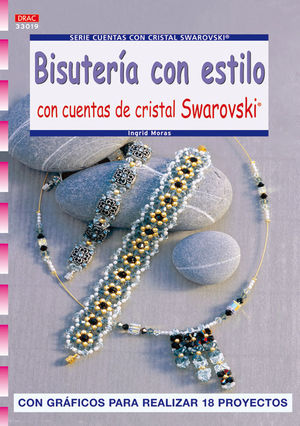SERIE SWAROROVSKI N� 19.BISUTER�A CON ESTILO CON CUENTAS DE CRISTAL SWAROVSKI