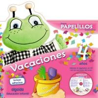 PAPELILLOS 4 AOS. CUADERNO DE VACACIONES + CD
