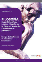 OPOSICIONES ENSEANZA SECUNDARIA FILOSOFIA TEMARIO VOL. 1