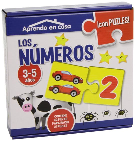APRENDO EN CASA LOS N�MEROS PUZLES EDUCATIVOS (3-5 A�OS)