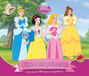 VISTE A LAS PRINCESAS. LIBRO MAGNTICO