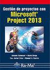 GESTI�N DE PROYECTOS CON MICROSOFT PROJECT 2013