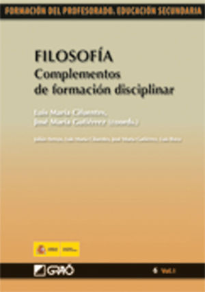 FILOSOFA. COMPLEMENTOS DE FORMACIN DISCIPLINAR