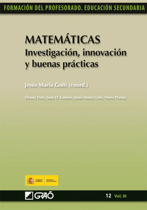 MATEM�TICAS. INVESTIGACI�N, INNOVACI�N Y BUENAS PR�CTICAS