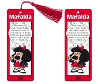 MARCAPGINAS 3D MAFALDA (ROJO)