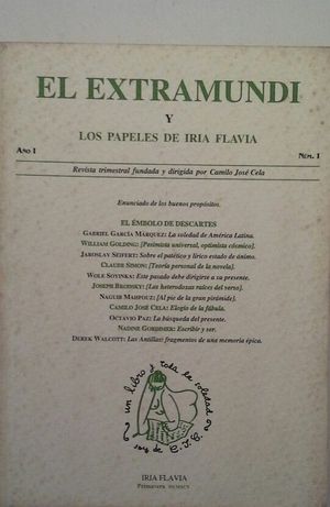 EL EXTRAMUNDI Y LOS PAPELES DE IRIA FLAVIA - AO I - NM. I - ISSN 1134-9905