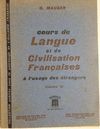 COURS DE LANGUE ET DE CIVILISATION FRA�ASEIS