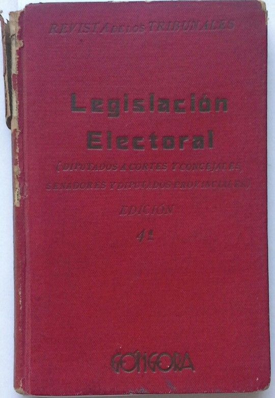 LESGISLACION  ELECTORAL