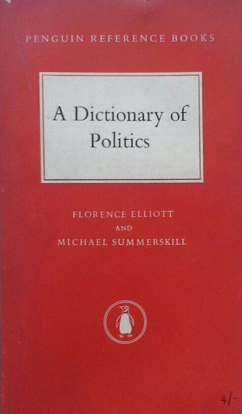 A DICTONARY OF POLITICS