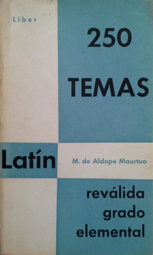 LATIN 250 TEMAS. TOMO 1