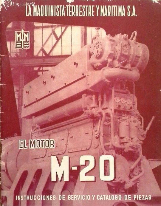 EL MOTOR M-20 INSTRUCCIONES DE SERVICIO Y CATALOGO DE PIEZAS