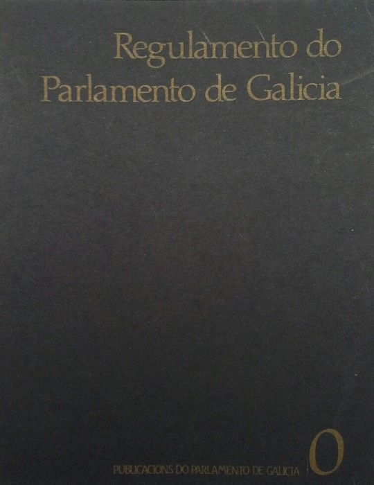REGULAMENTO DO PARLAMENTO DE GALICIA