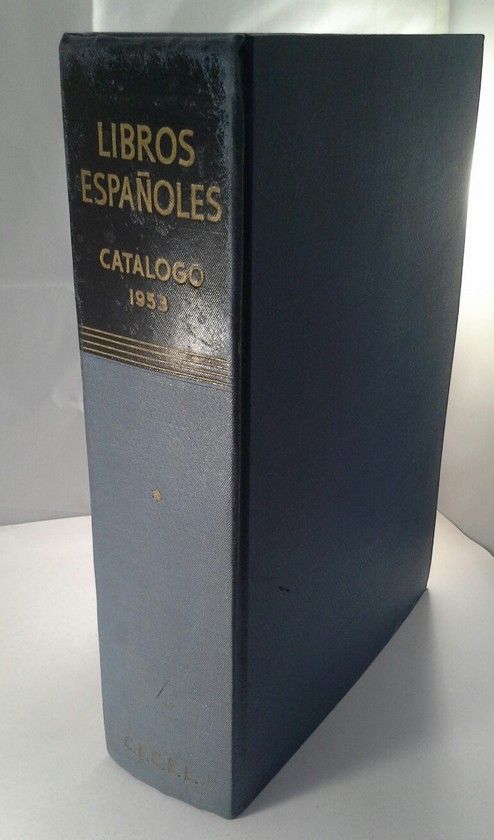 LIBROS ESPAOLES CATALOGO 1953. VOL I: EDITORIALES
