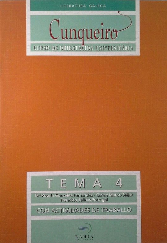 CUNQUEIRO. TEMAS DE LITERATURA GALEGA COU