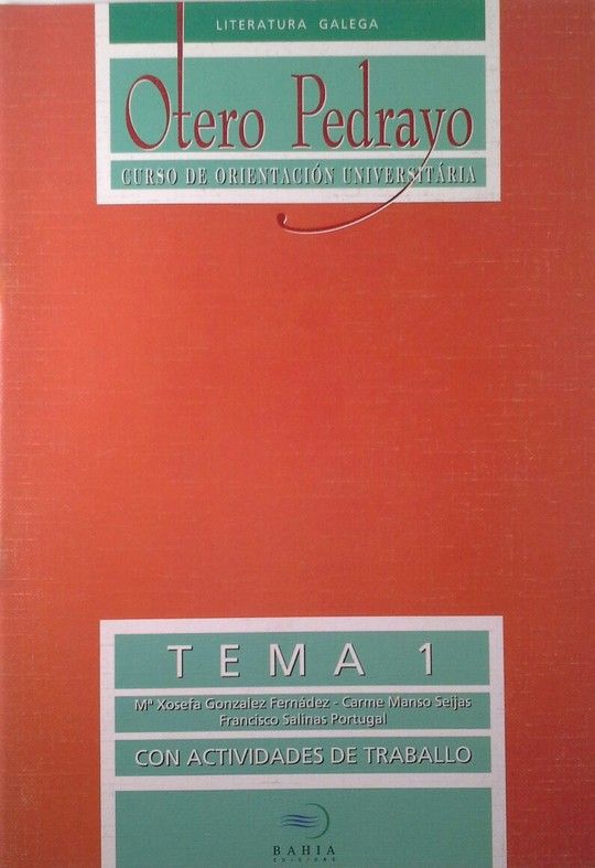 OTERO PEDRAYO. TEMAS DE LITERATURA GALEGA COU