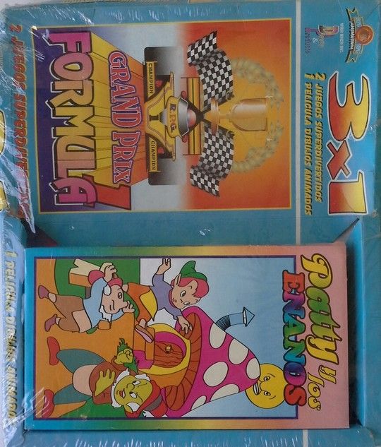 3 X 1 DOS JUEGOS SUPERDIVERTIDOS Y UNA PELICULA DE DIBUJOS ANIMADOS