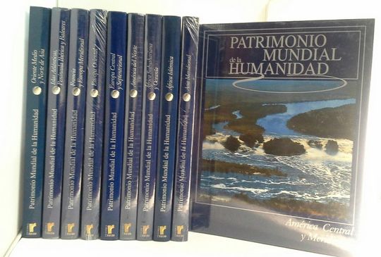 PATRIMONIO MUNDIAL DE LA HUMANIDAD  10 TOMOS