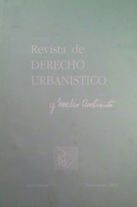 REVISTA DE DERECHO URBANISTICO Y MEDIO AMBIENTE  206