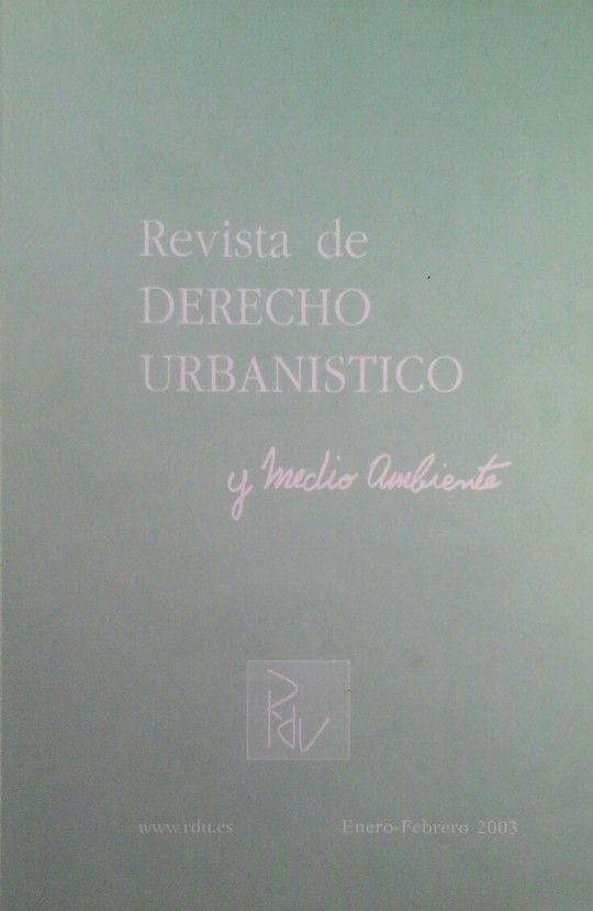 REVISTA DE DERECHO URBANISTICO Y MEDIO AMBIENTE 199