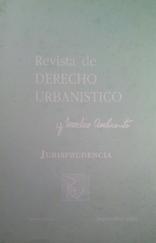 REVISTA DE DERECHO URBANISTICO Y MEDIO AMBIENTE
