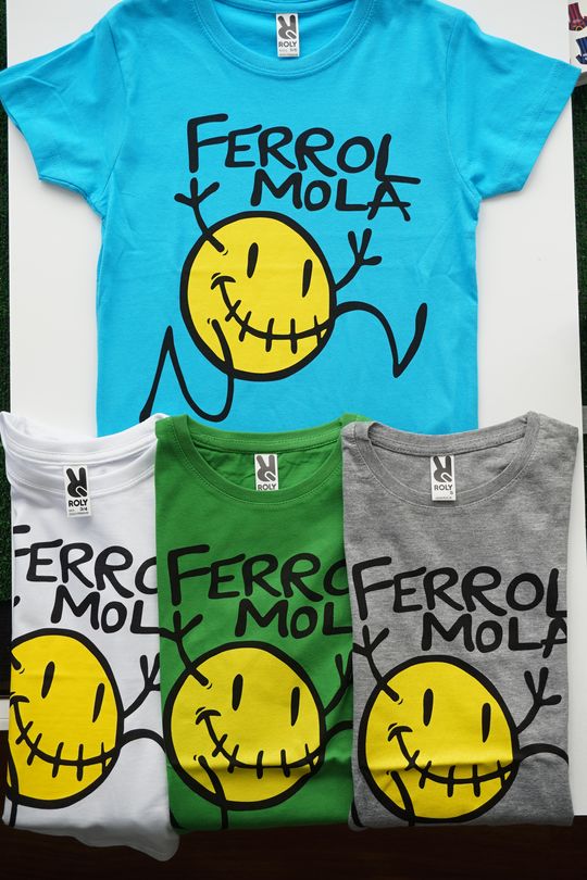 CAMISETA FERROL MOLA L CHICA