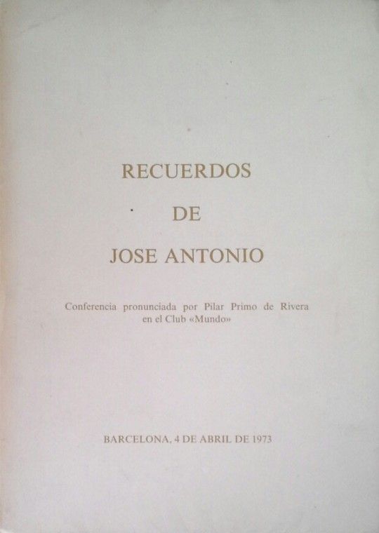 RECUERDOS DE JOS ANTONIO