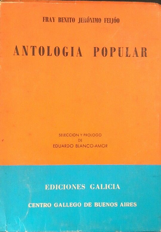 ANTOLOGA POPULAR, DE FRAY BENITO JERNIO FEIJOO