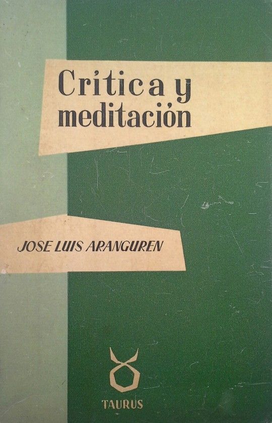 CRITICA Y MEDITACION