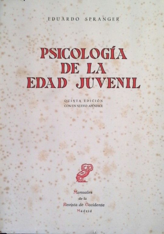 PSICOLOGA DE LA EDAD JUVENIL