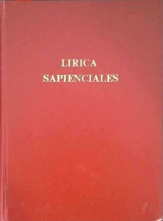 LRICA - SAPIENCIALES