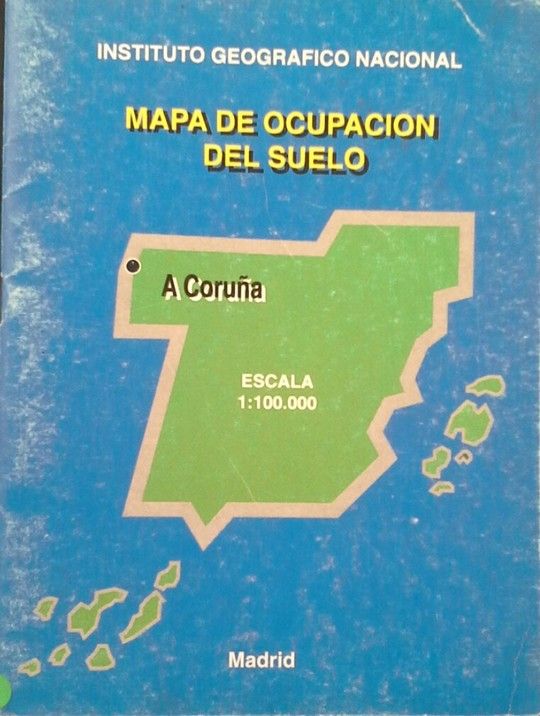 MAPA DE OCUPACIN DEL SUELO DE A CORUA. ESCALA 1:100.000