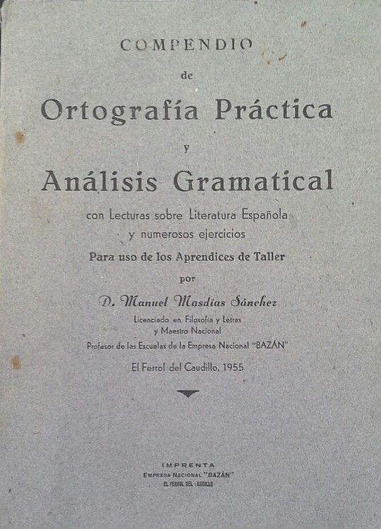 COMPENDIO DE ORTOGRAFA PRCTICA Y ANLISIS GRAMATICAL